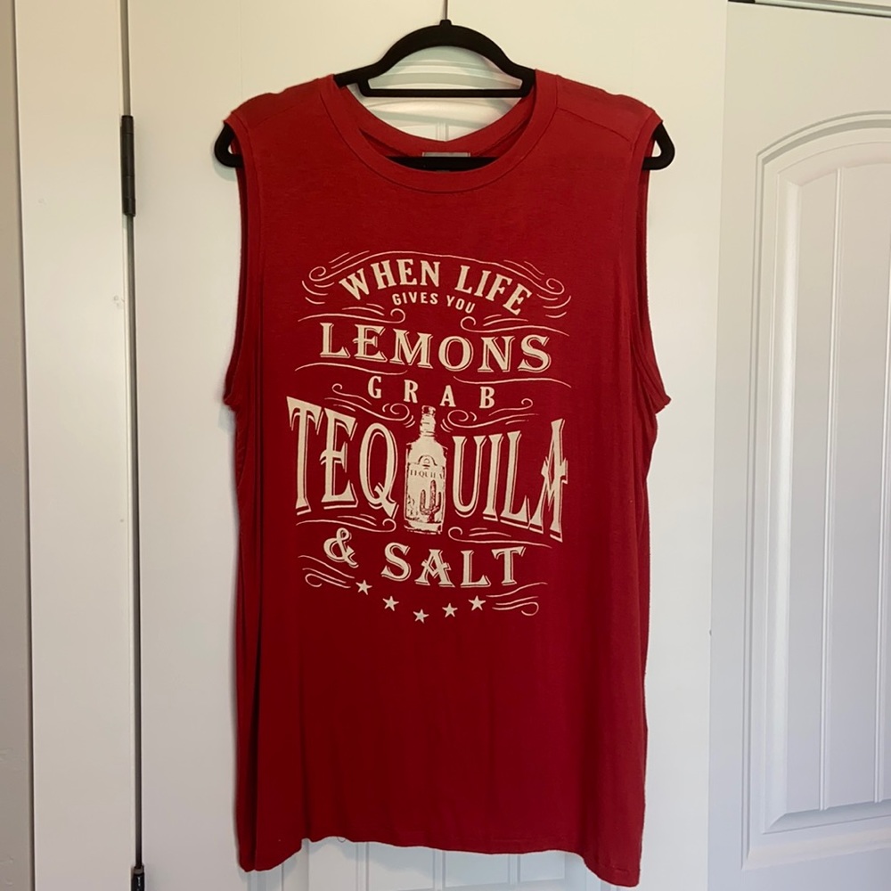 Lovesick size 1 orange tank